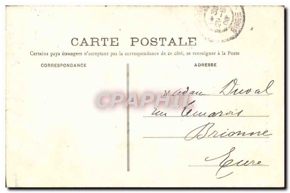 CPA Paris Hopital Trousseau Pavillon Guerin Infirmiere — Rückseite