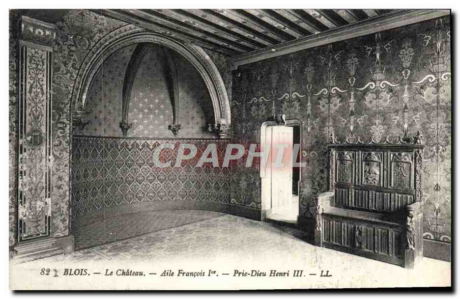 Blois — Le Château — Aile François Ier — Prie-Dieu Henri III — LL