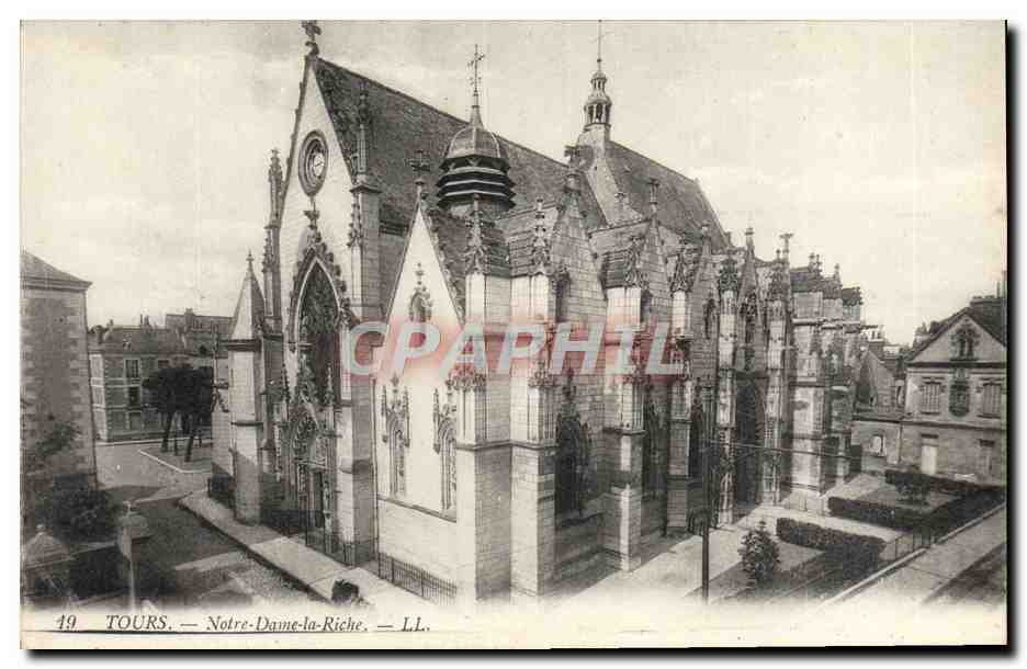 CPA Tours Notre Dame La Riche