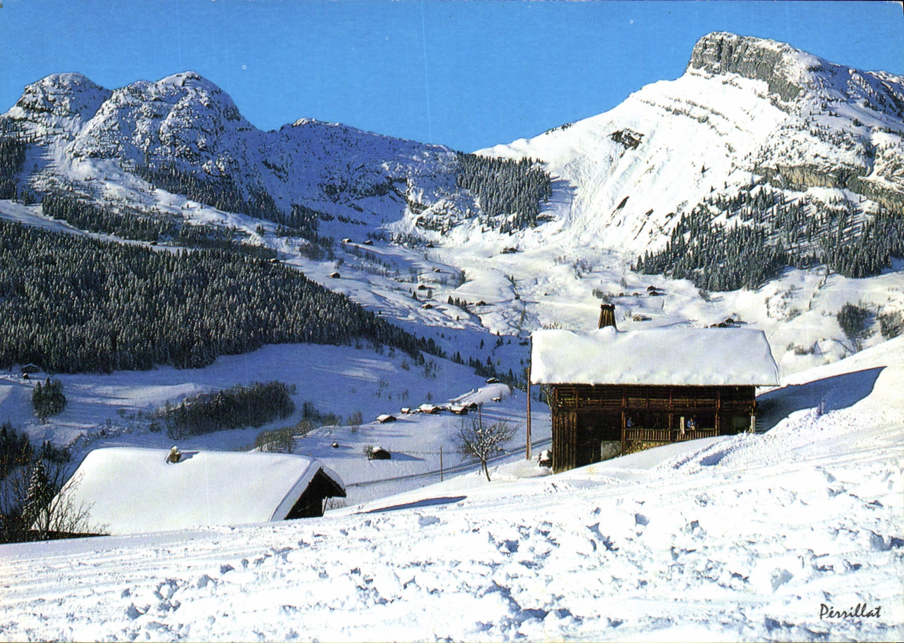 Plateau de la Joyère — vue partielle du Chinailhon — éditeur Alpcolor