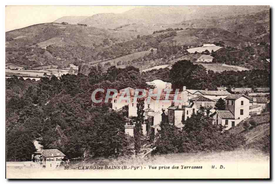 CAMBO-les-BAINS (B.-Pyr) — Vue prise des Terrasses — M. D.