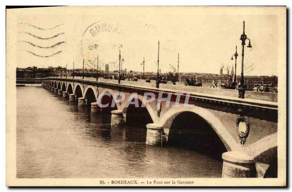 CPA Bordeaux Le Pont Sur La Garonne