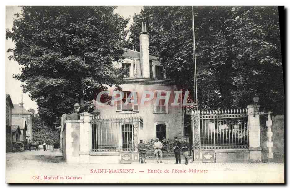 Saint-Maixent — Entrée de l'École Militaire — Coll. Mouvèlles Galeries