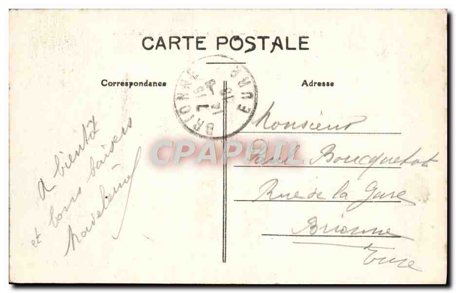 Saint-Maixent — La Porte de Chalons et la Mairie — Coll. Nouvelles Galeries — Reverso