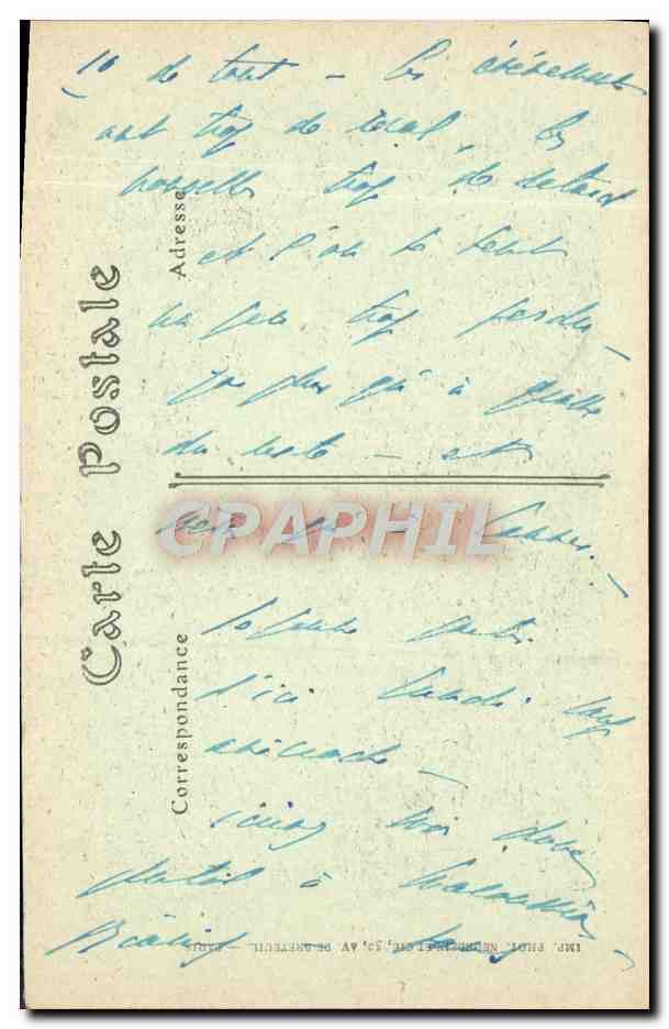 Cambo - « Arnaga » Maison d'Edmond Rosland. Le Jardin. — Rückseite