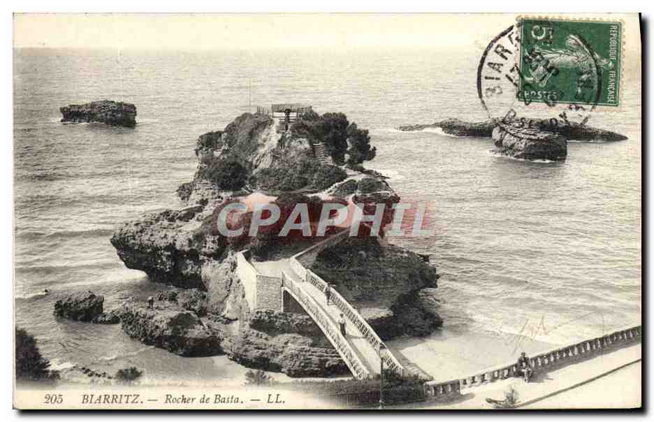 CPA Biarritz Rocher De Basta