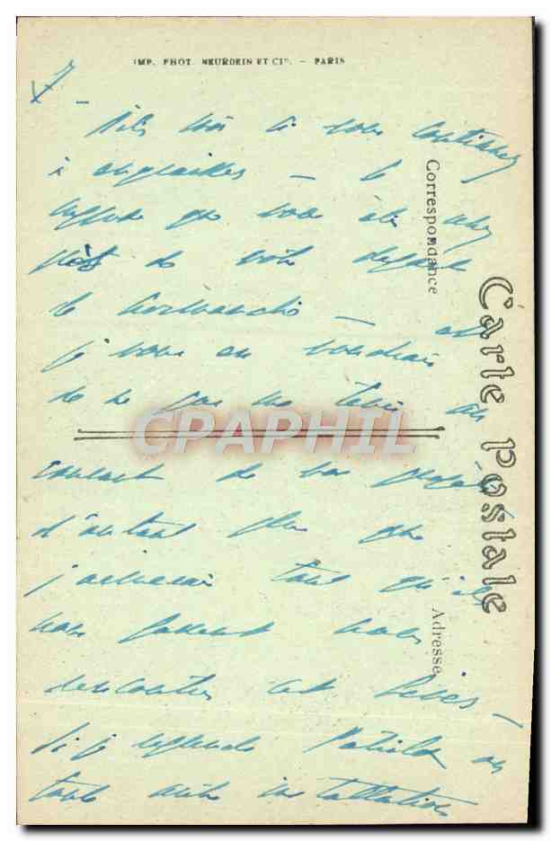 CPA Cambo Arnaga Maison D'Edmond Rostand Les buis — Back