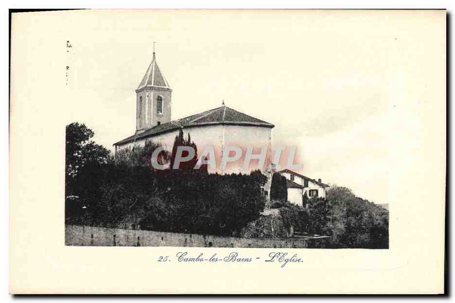 CPA Cambo Les Bains L'eglise