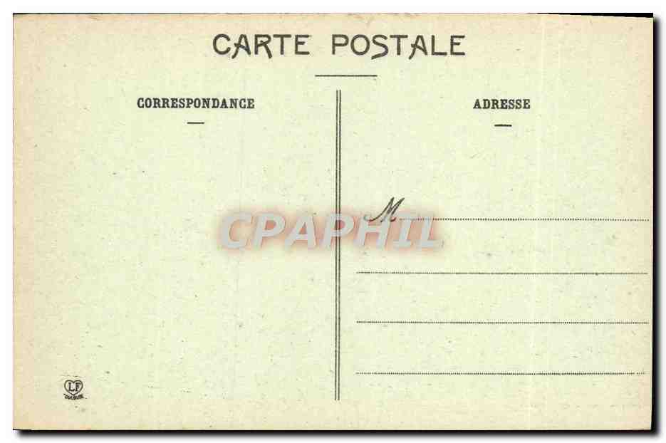 CPA Bourg Madame Vur Generale d'hiver — Rückseite