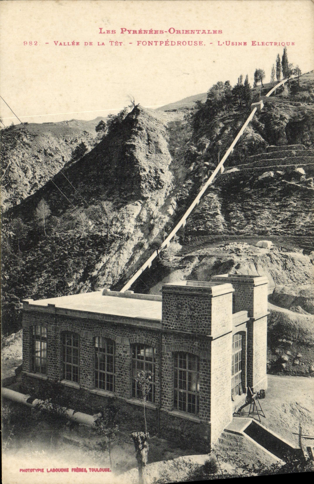 CPA Vallee De La Tet Fontpedrouse L'Usine Electrique