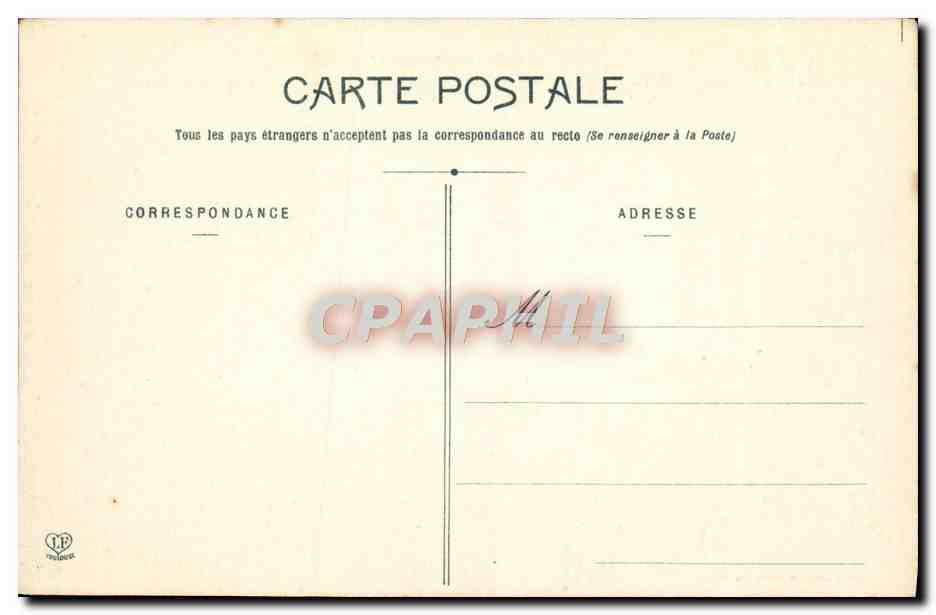 CPA Sauto Mont Louis Panorama De La Place Sur La Chaine Pyreenees — Rückseite