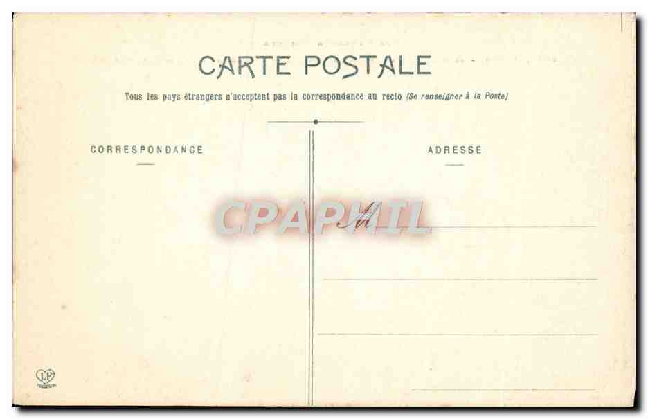 CPA Sauto Pres Mont Louis Panorama pris de la place sur la chaine des Pyrenees — Verso