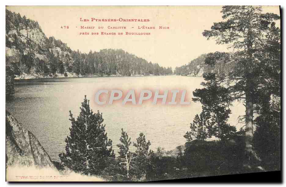 CPA Massif Du Carlitte L'Etang noir pres des etangs de Bouillouse