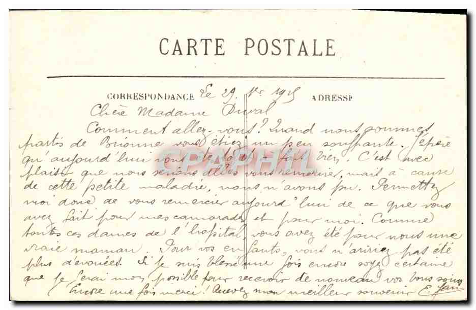 Montluçon — Caserne RICHEMONT — Entrée et Vue Générale — B. L. Montluçon — Verso