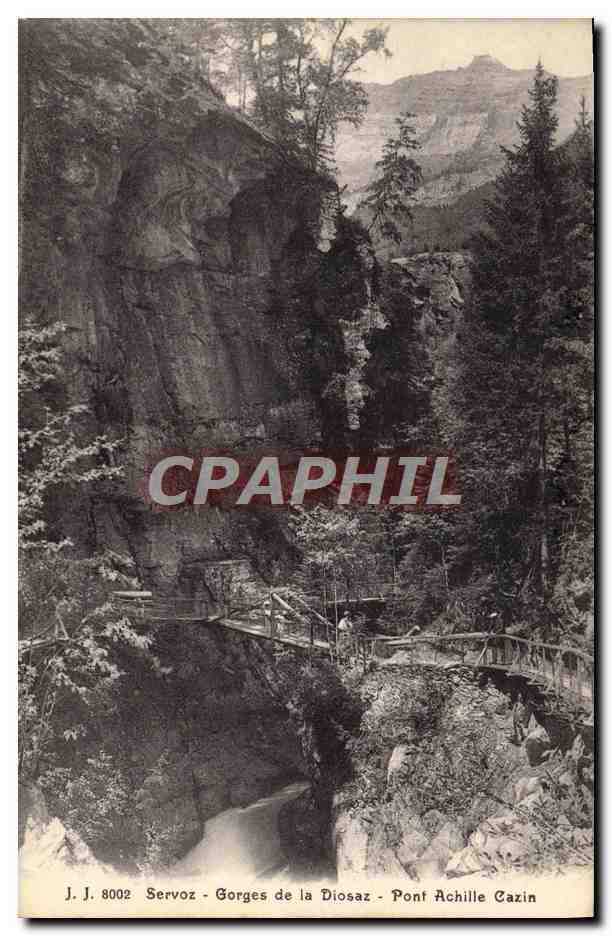 Gorges de la Diosaz - Pont Achille Cazin — Servoz — J.J. 8002