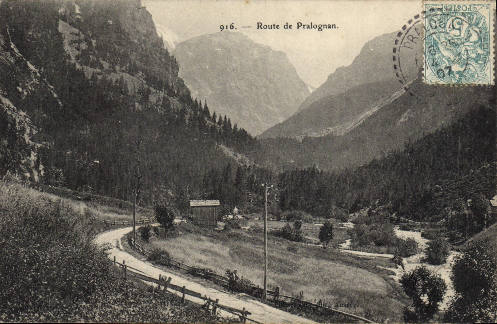 CPA Route De Pralognan