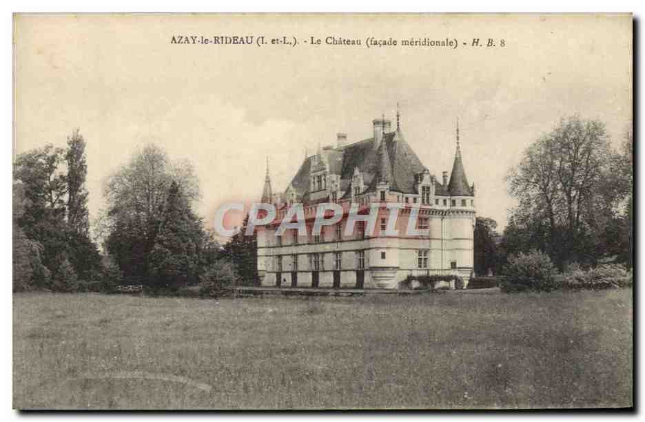 CPA Azay Le Rideau Le Chateau
