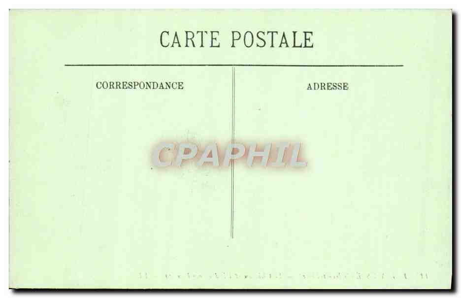 CPA Rigny Usse Le Chateau Et I'Indre — Verso