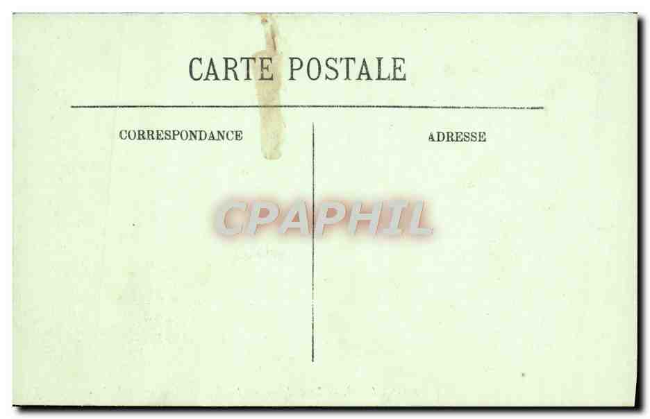 CPA Rigny Usse Le Chateau La cour d'honneur et la lanterne — Rückseite