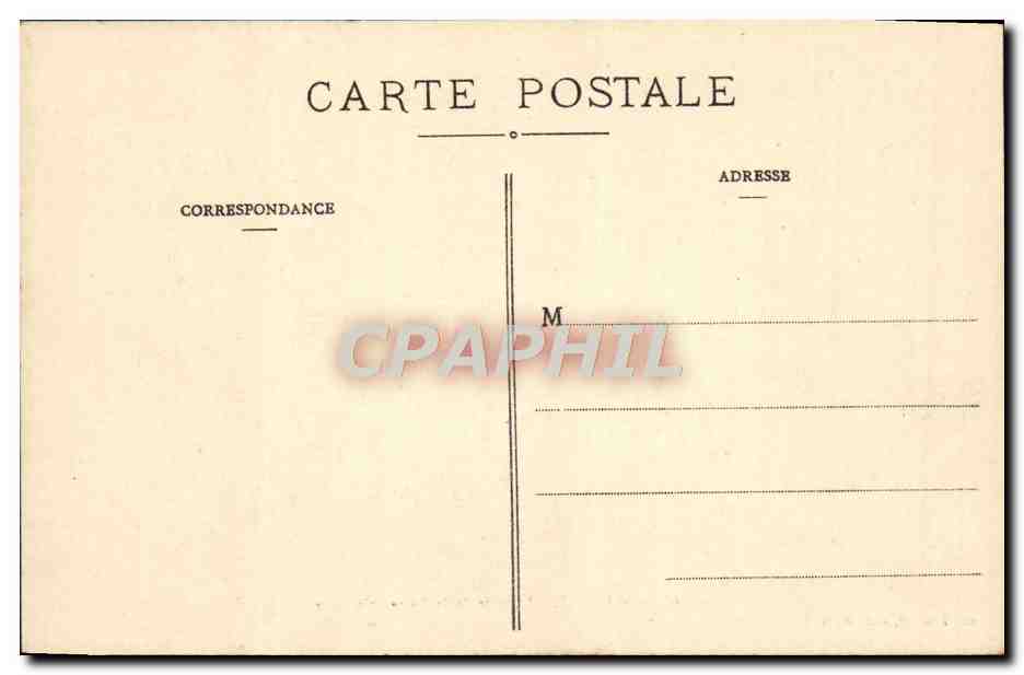 Château d'ANET - Imposte de la Porte principale — Ch. Foucault, édit. Dreux, n°19 — Rückseite