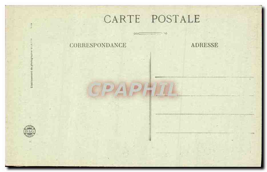 Vence (A.M.) — Le Frêne et la Poste — Ligne du Sud de la France — Éditeur Baynard Vence — Rückseite