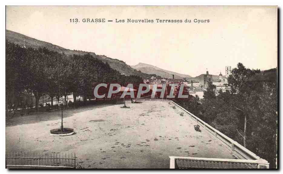 CPA Grasse Les Novelles Terrasses Du Cours
