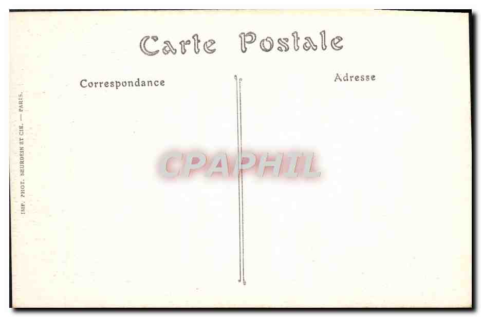 CPA Nice A Bordighera Vue Prise A Vol D'Oiseau — Verso