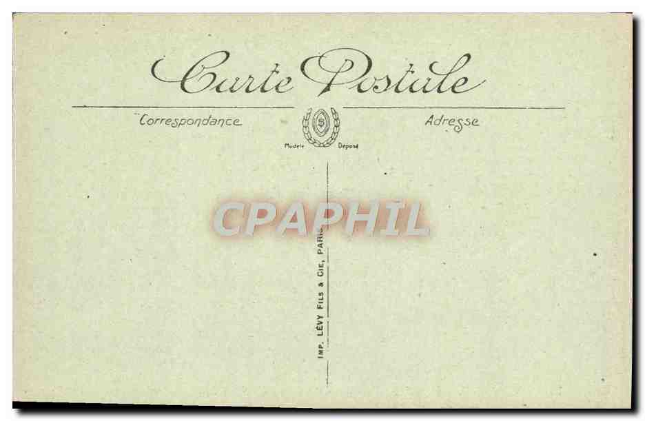 CPA Environs d'Hyeres San Salvadour Le Grand Hotel — Rückseite