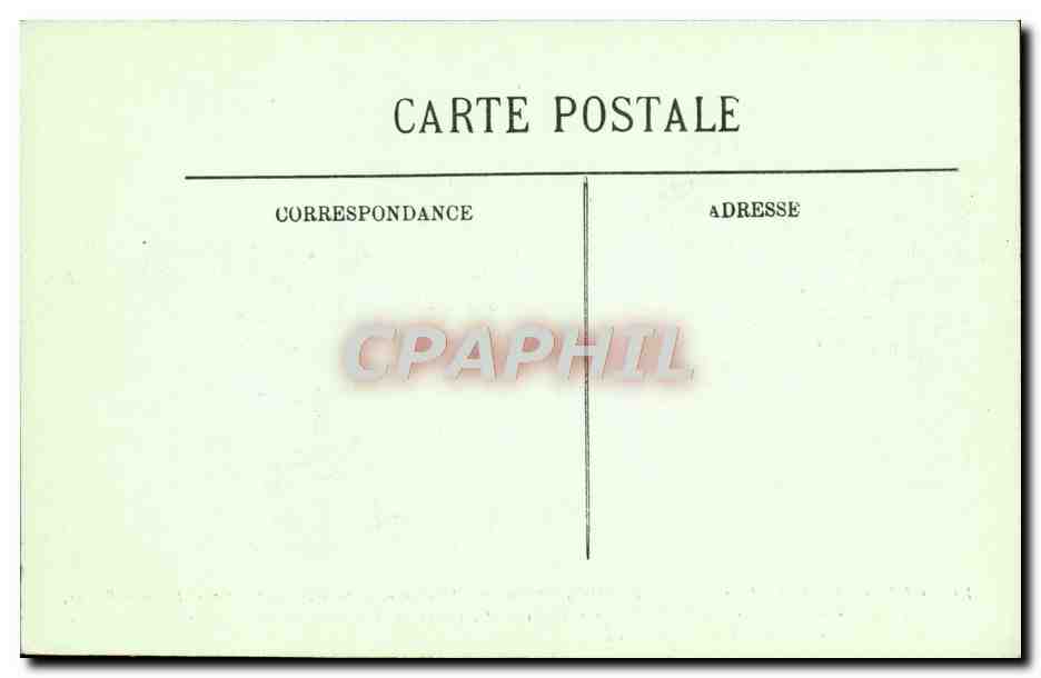 CPA Chenonceaux Le Chateau Monument Historique — Rückseite