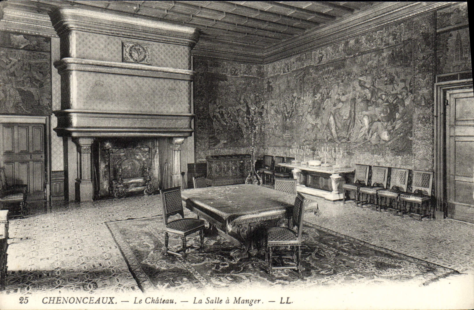 CPA Chenonceaux Le Chateau La Salle A Manger