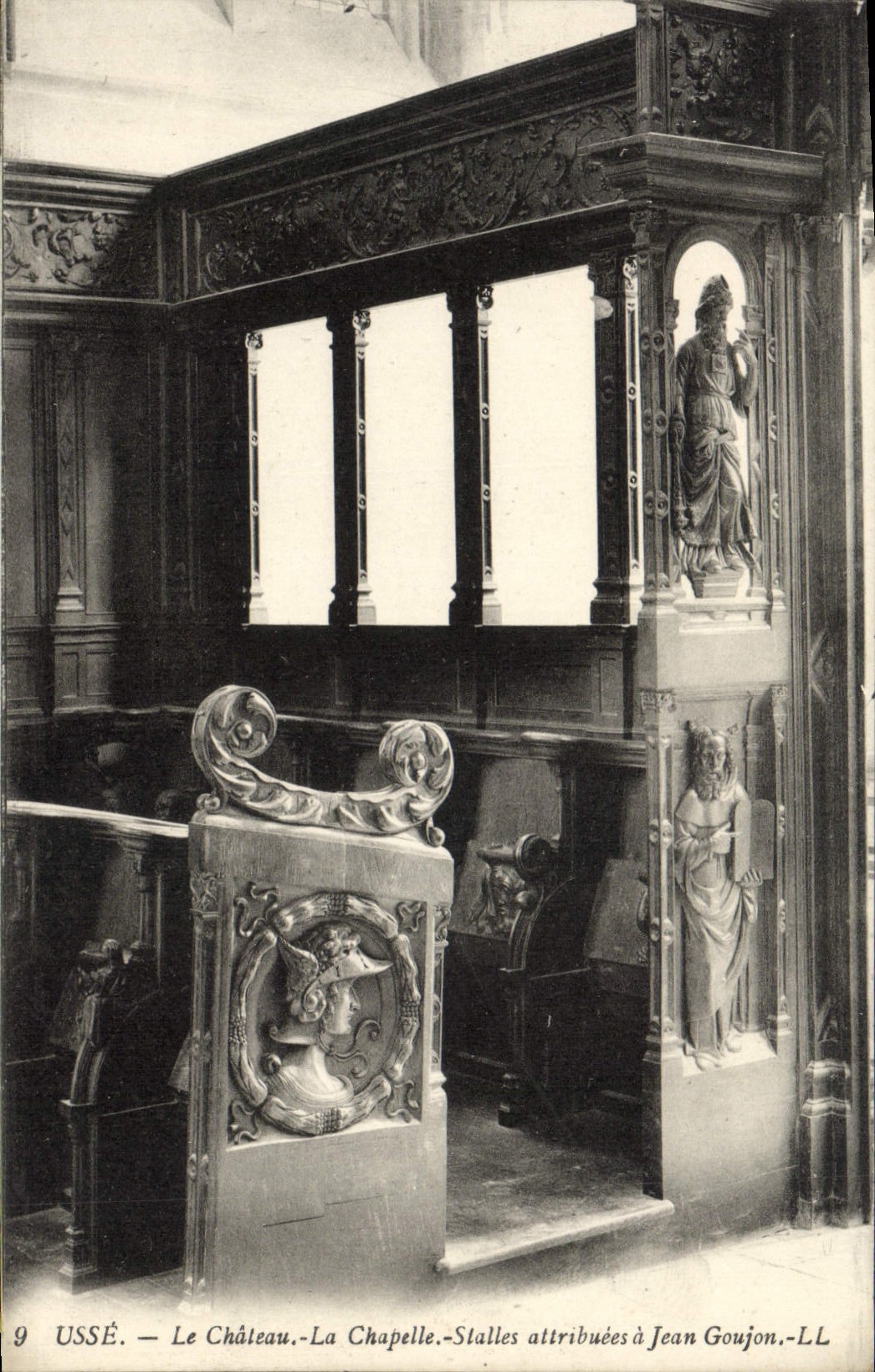 CPA Usse Le Chateau La Chapelle Stalles Attribuees A Jean Goujon