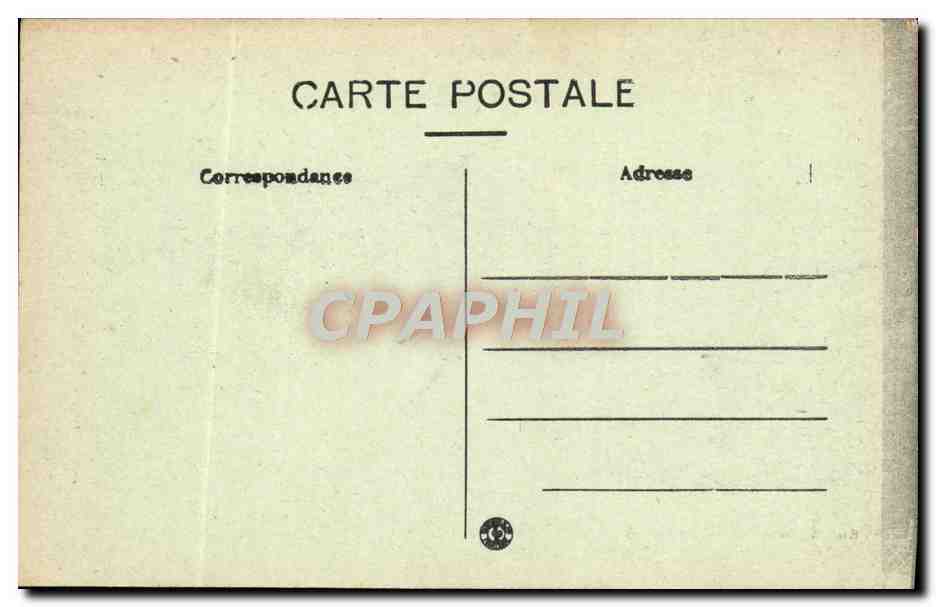 CPA Vernet Les Bains Hotel Du Portugal — Rückseite