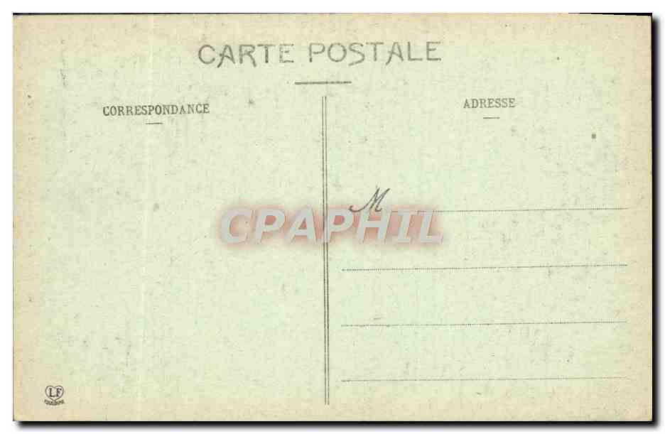 CPA Vernet Les Bains Coin du parc — Rückseite