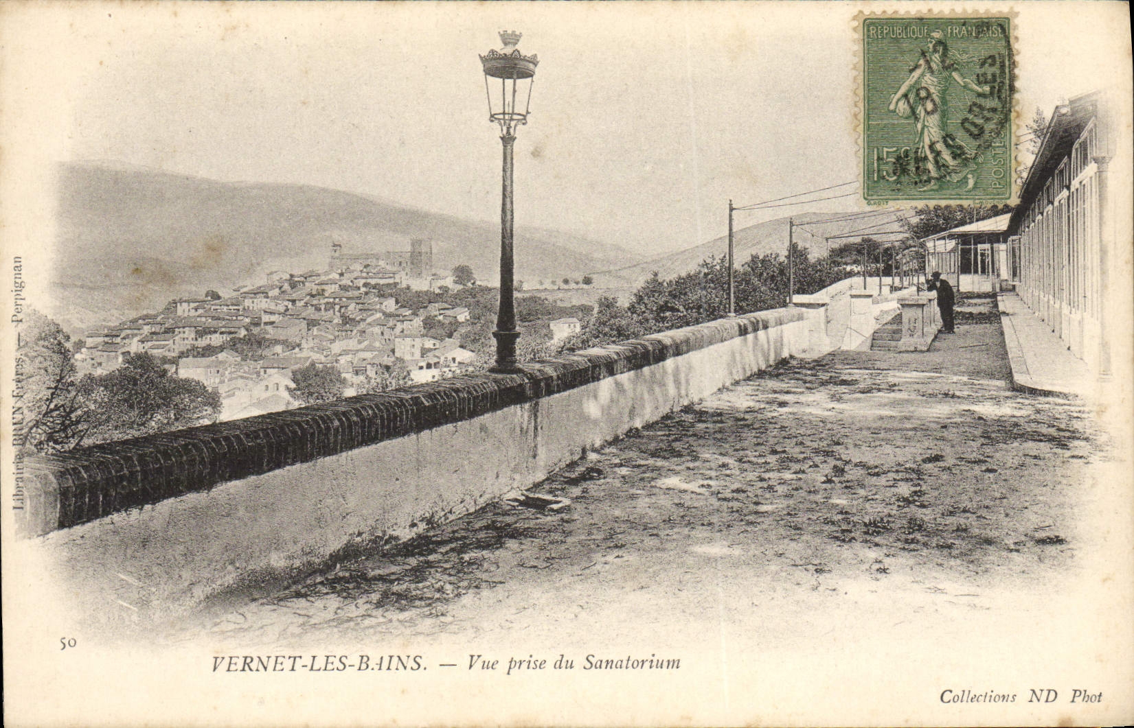 CPA Vernet Les Bains Vue Prise Du Sanatorium