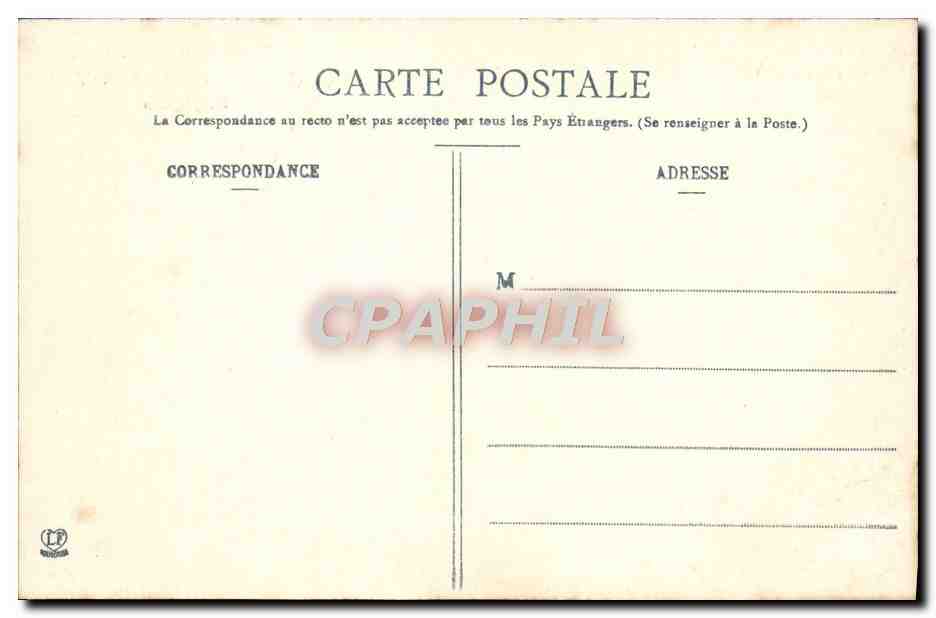 CPA Perpignan Chateau de l'Esparrou Vins Joseph Sauvy — Rückseite