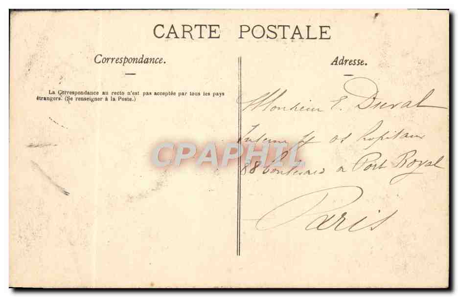 Cauterets — Vue générale, prise du Mamelon-Vert — Les Pyrénées Illustrées, n° 128 — Rückseite