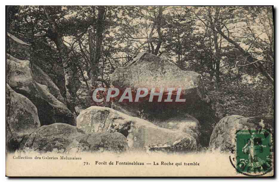 Forêt de Fontainebleau — La Roche qui tremble — Collection des Galeries Melunaises, n°72