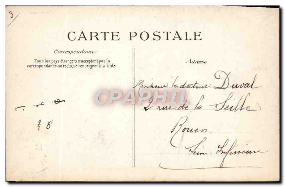 Forêt de FONTAINEBLEAU — Mare aux Fées — Éditeur ELD, n°59 — Verso