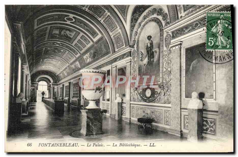 Fontainebleau — Il Palazzo — La Biblioteca — LL.