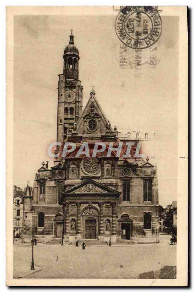 CPA Paris Eglise Saint Etienne Du Mont
