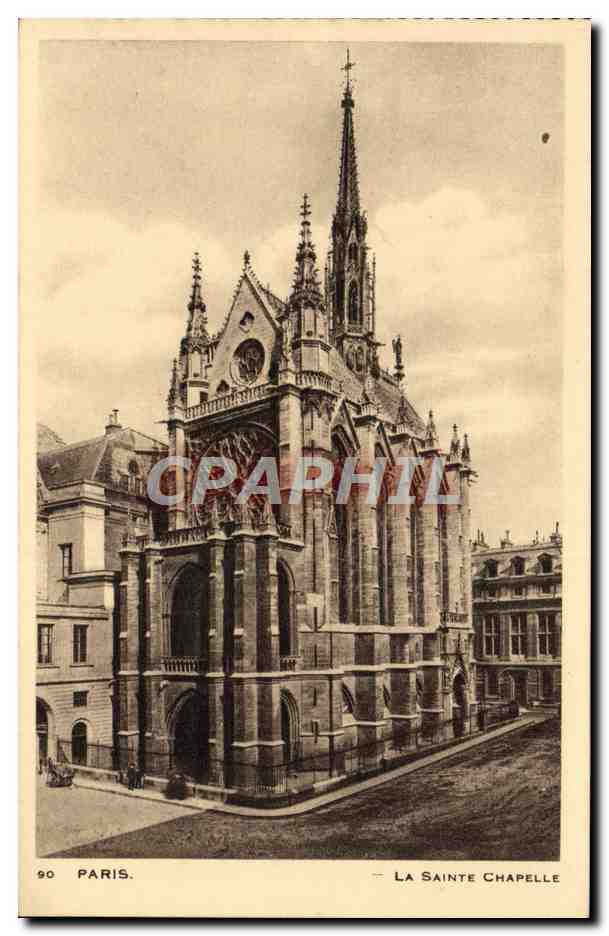 CPA Paris Eglise Saint Chapelle