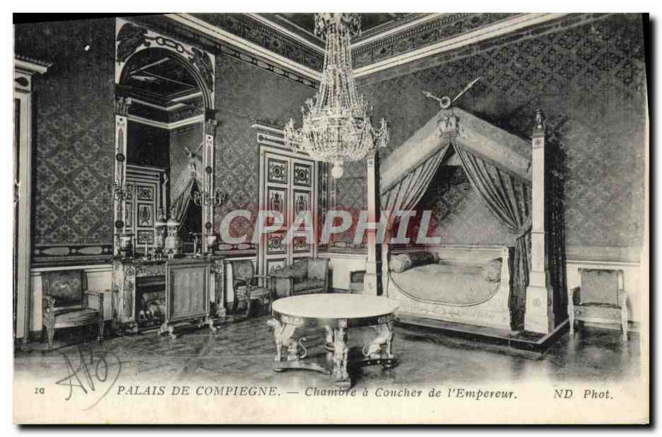 Palais de Compiègne — Chambre à Coucher de l'Empereur — ND Phot.