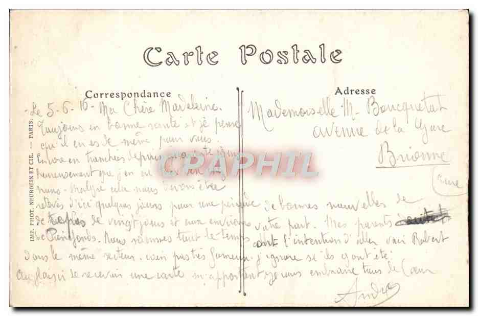 Palais de Compiègne — Chambre à Coucher de l'Empereur — ND Phot. — Reverso