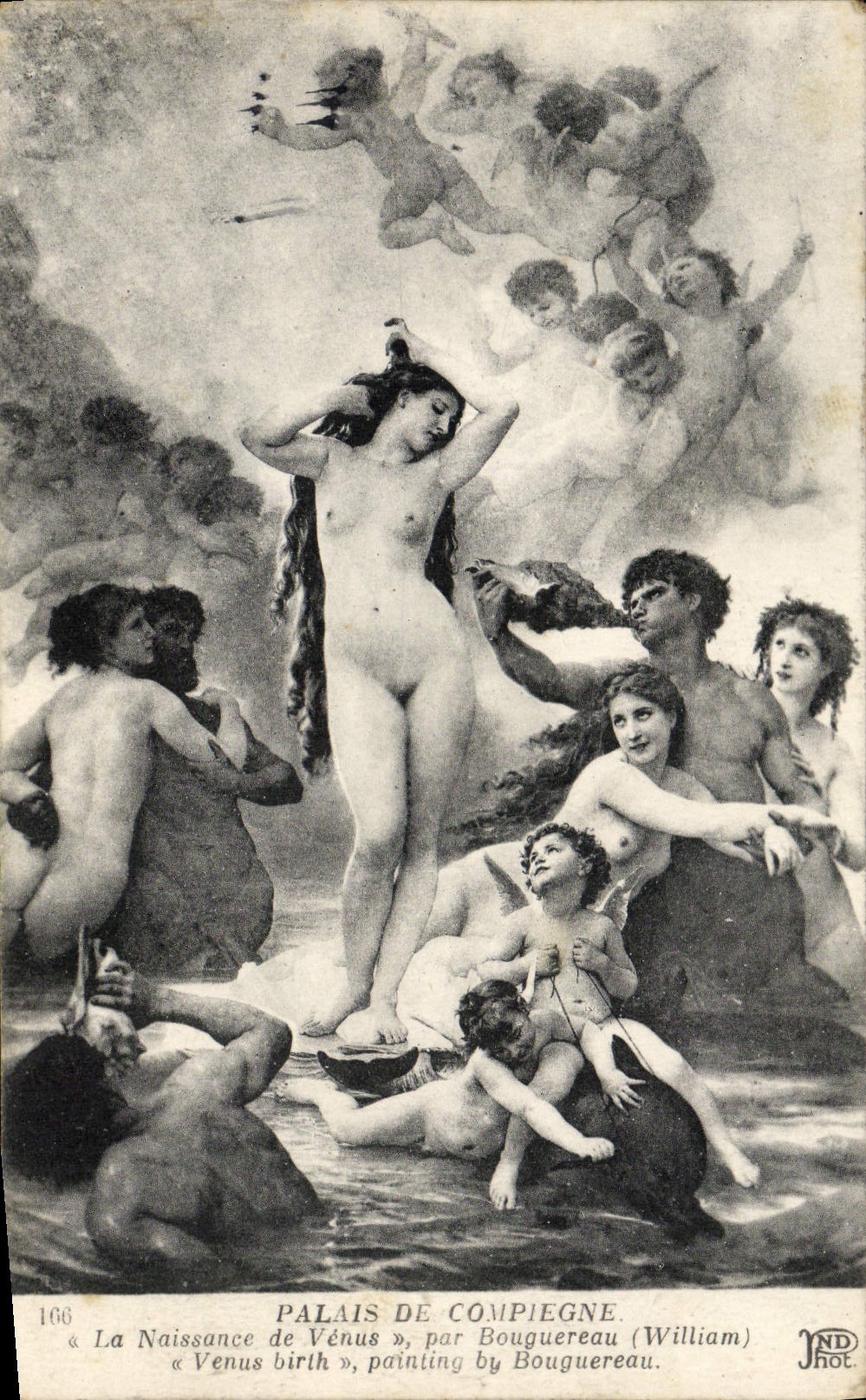 CPA Palais De Compiegne La Naissance de Venus par Bouguereau 