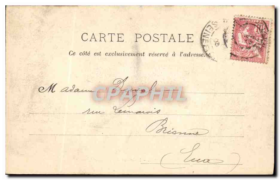 Fontainebleau — Interior del Campo d'Avon — A. Siron, Barbizon (S.-et-M.) — Reverso