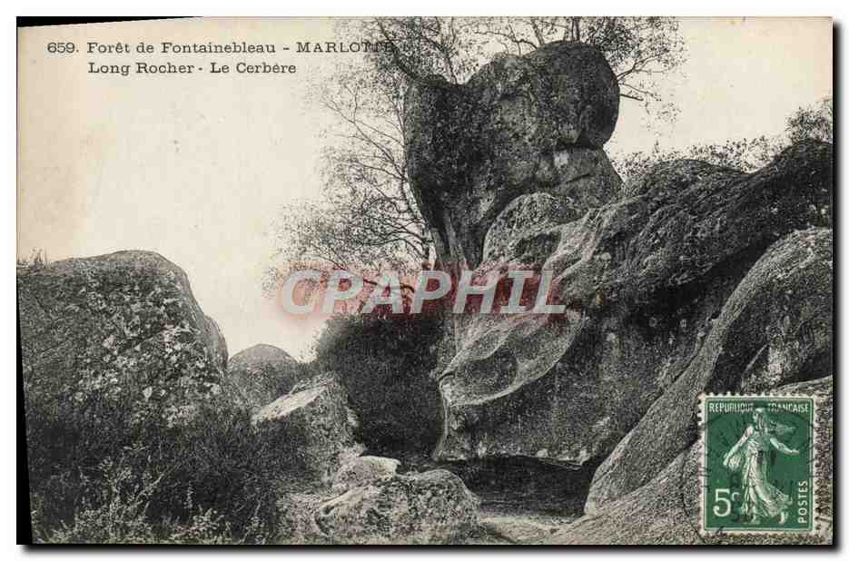 Wald von Fontainebleau - MARLOTTE - Long Rocher - Le Cerbère