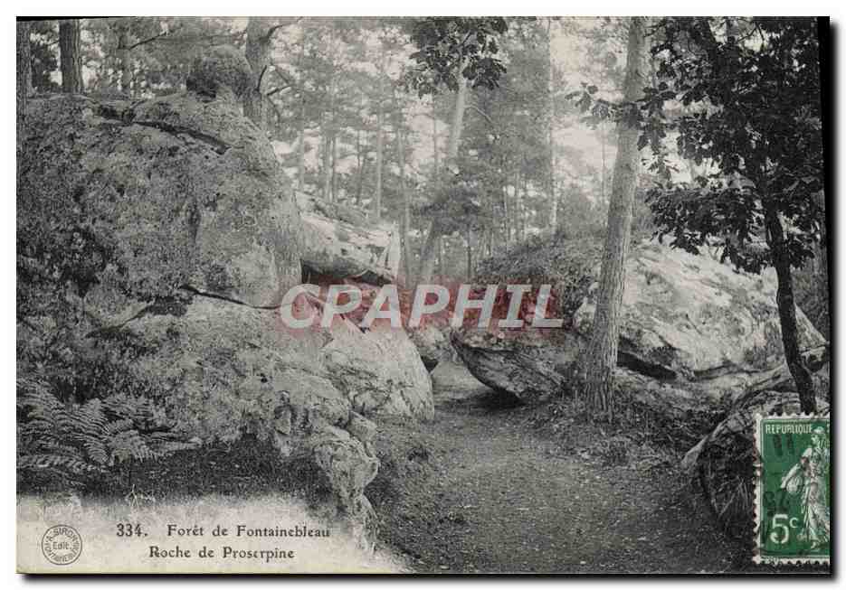 Fontainebleau Forest — Proserpine Rock — SIRGAL, n°334
