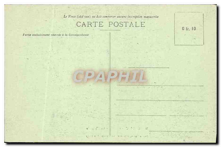 CPA Hotel Dieu Laon La Chapelle — Rückseite