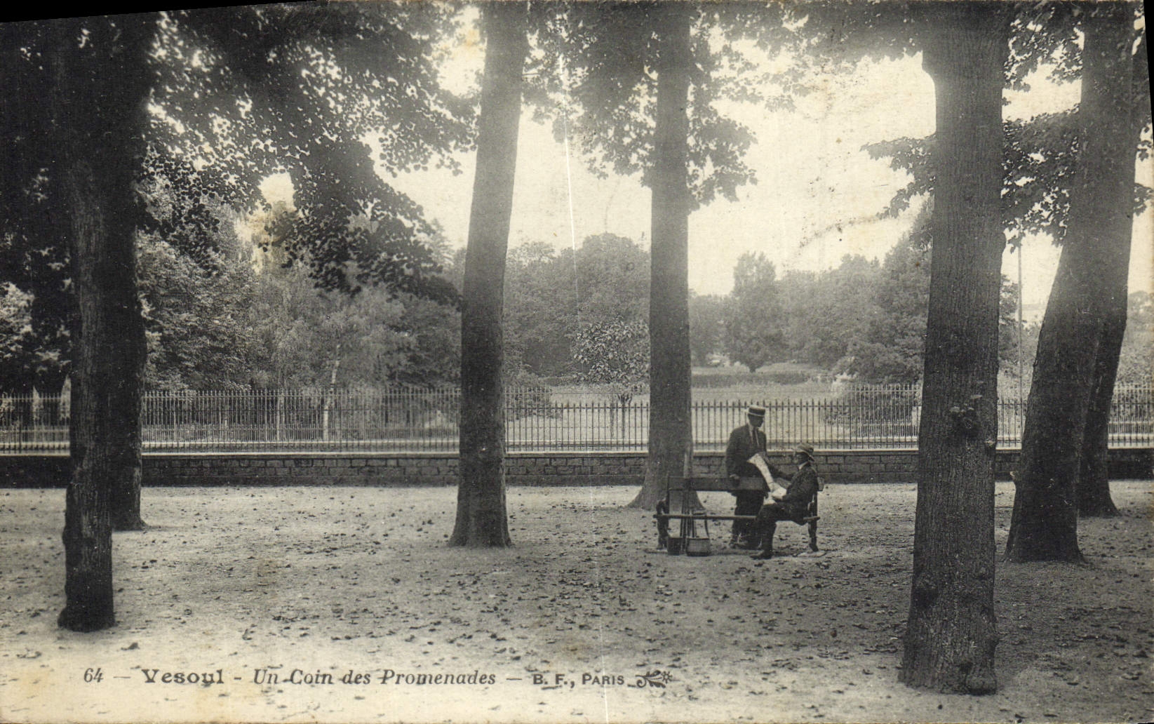 CPA Vesoul Un Coin des Promenades 