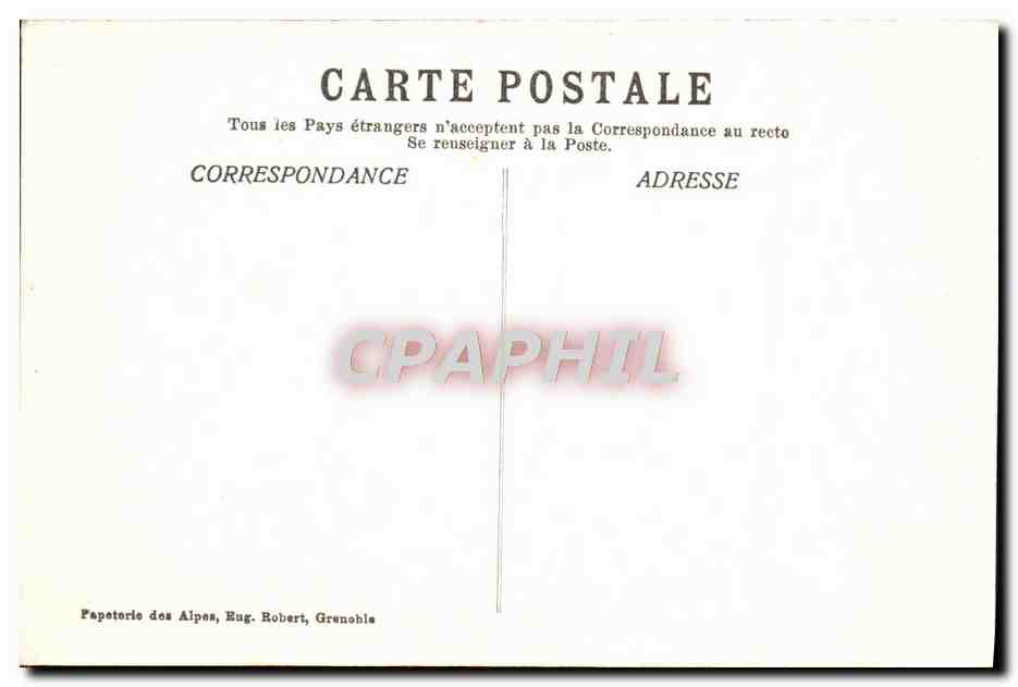 Dauphiné — Environs de la Grave — La Meije vue du lac Bérié — Reverso